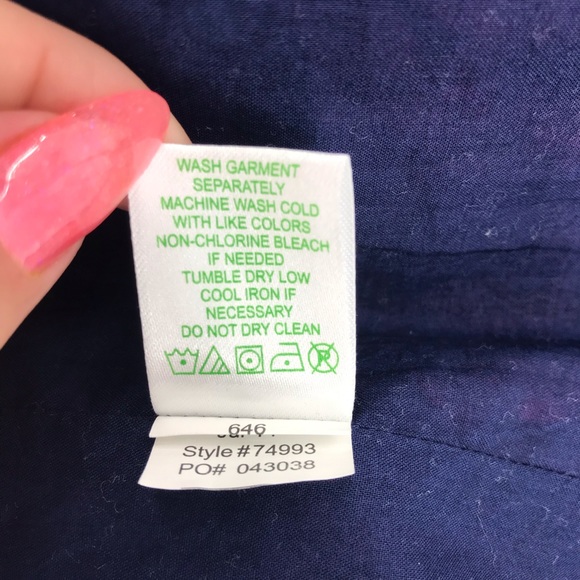 Lilly Pulitzer Delia Pink Blue Fountain Hopping Sleeveless Shift Dress - Picture 8 of 8